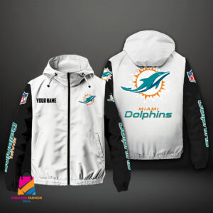 Miami Dolphins NFL Style Windbreaker Jacket For Fans