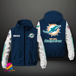Miami Dolphins NFL Style Windbreaker Jacket For Fans