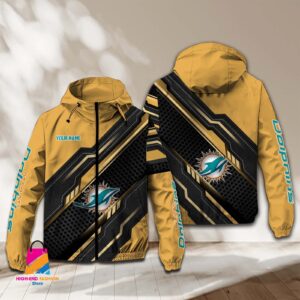 Miami Dolphins NFL Style Windbreaker Jacket For Fans