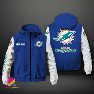 Miami Dolphins NFL Style Windbreaker Jacket For Fans