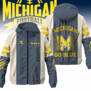 Michigan Wolverines NCAA Style Windbreaker Jacket For Fans