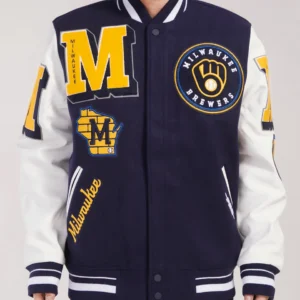 Milwaukee Brewers MLB Style Baseball Jacket For Fans