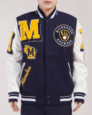 Milwaukee Brewers MLB Style Baseball Jacket For Fans