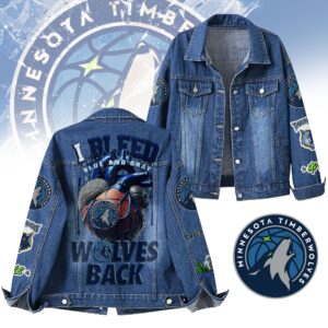 Minnesota Timberwolves NBA Denim Jacket Gift For Fans
