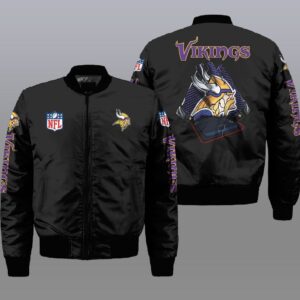 Minnesota Vikings NFL Style Bomber Jacket For Fans