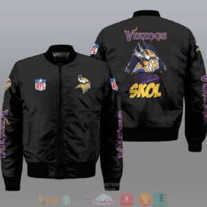 Minnesota Vikings NFL Style Bomber Jacket For Fans