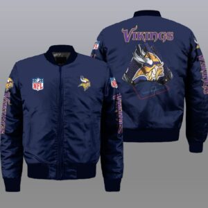 Minnesota Vikings NFL Style Bomber Jacket For Fans