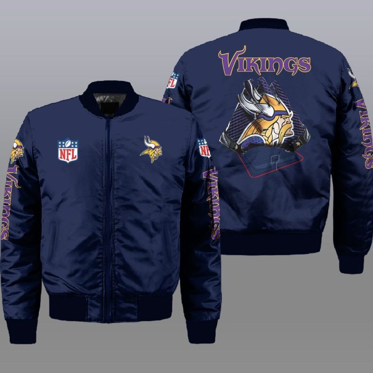 Minnesota Vikings NFL Style Bomber Jacket For Fans