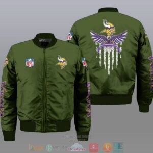 Minnesota Vikings NFL Style Bomber Jacket For Fans