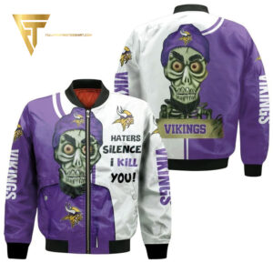 Minnesota Vikings NFL Style Bomber Jacket For Fans