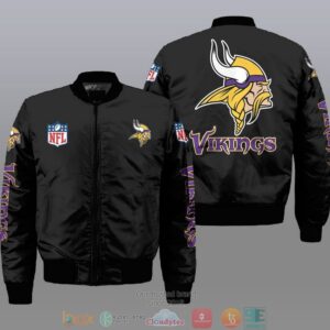 Minnesota Vikings NFL Style Bomber Jacket For Fans