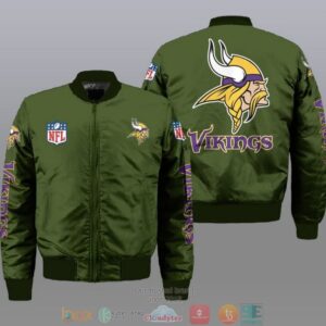 Minnesota Vikings NFL Style Bomber Jacket For Fans