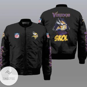 Minnesota Vikings NFL Style Bomber Jacket For Fans