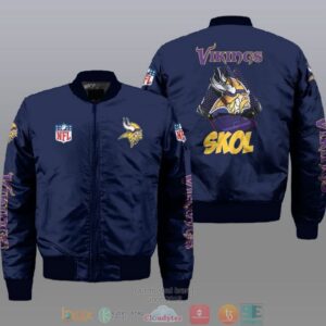 Minnesota Vikings NFL Style Bomber Jacket For Fans