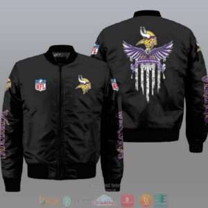 Minnesota Vikings NFL Style Bomber Jacket For Fans