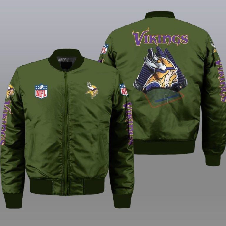 Minnesota Vikings NFL Style Bomber Jacket For Fans