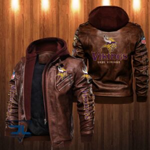 Minnesota Vikings NFL Style Leather Jacket For Fan