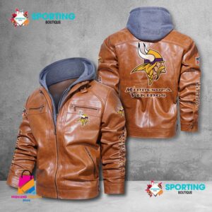 Minnesota Vikings NFL Style Leather Jacket For Fans