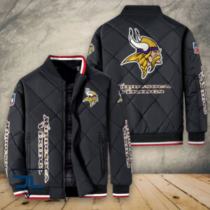 Minnesota Vikings NFL Style Puffer Jacket For Fans