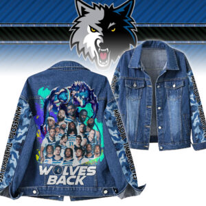 Minnesota Wolverines NBA Denim Jacket Gift For Fans