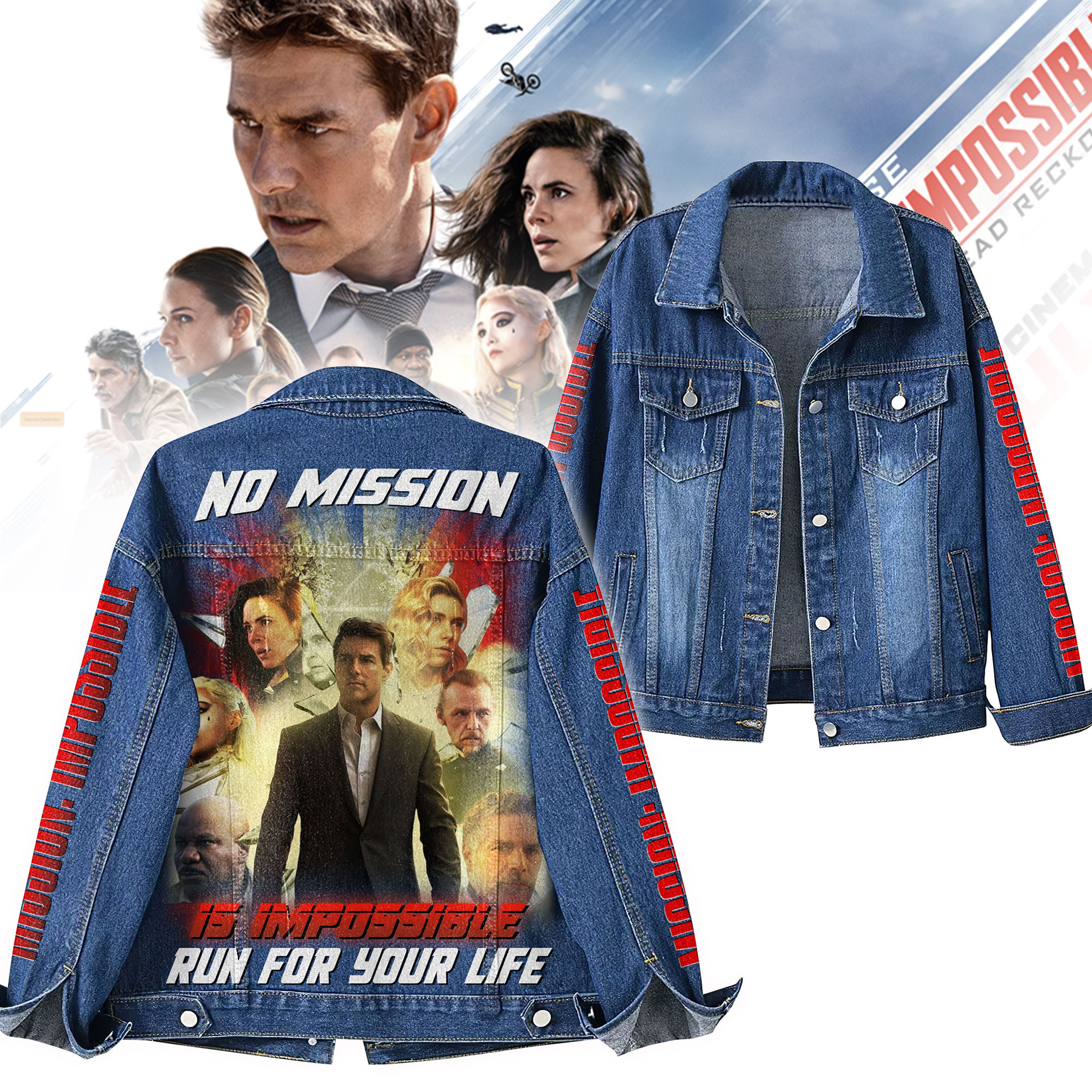 Mission: Impossible Movies Denim Jacket Gift For Fans