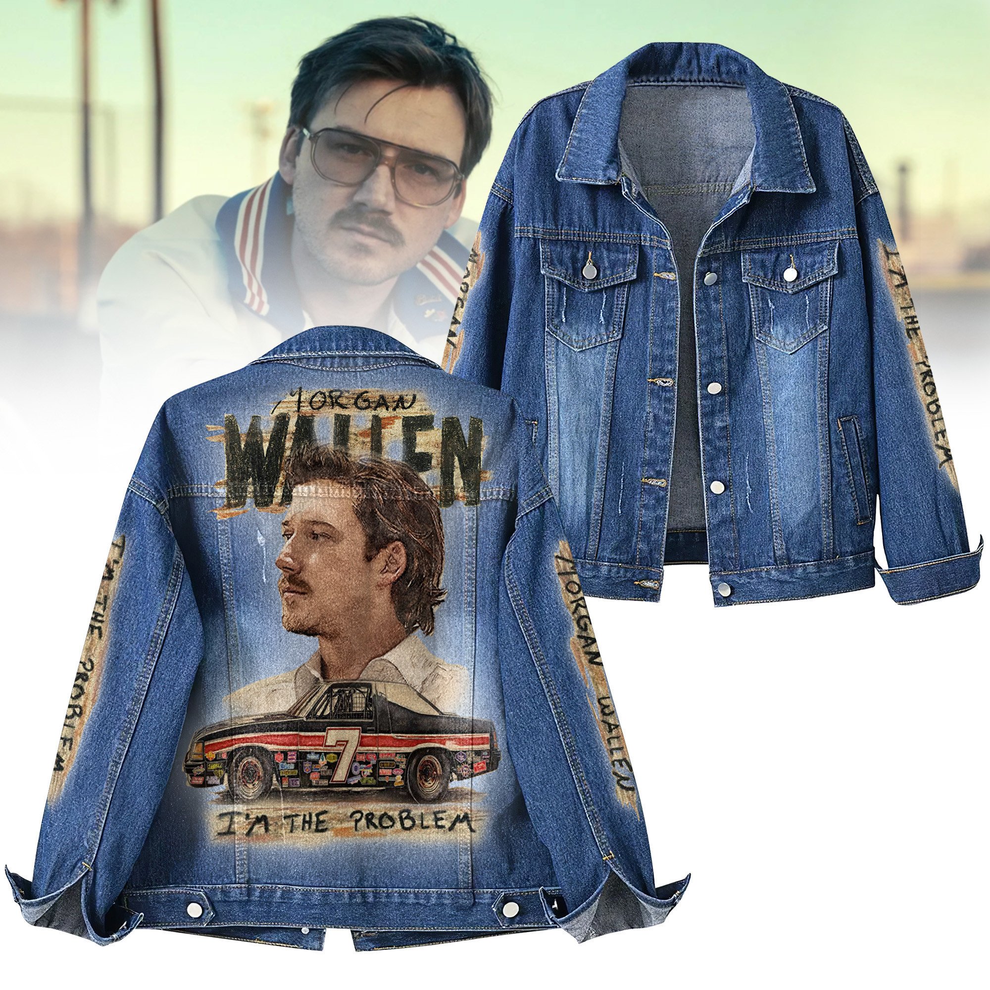 Morgan Wallen Music Denim Jacket Gift For Fans