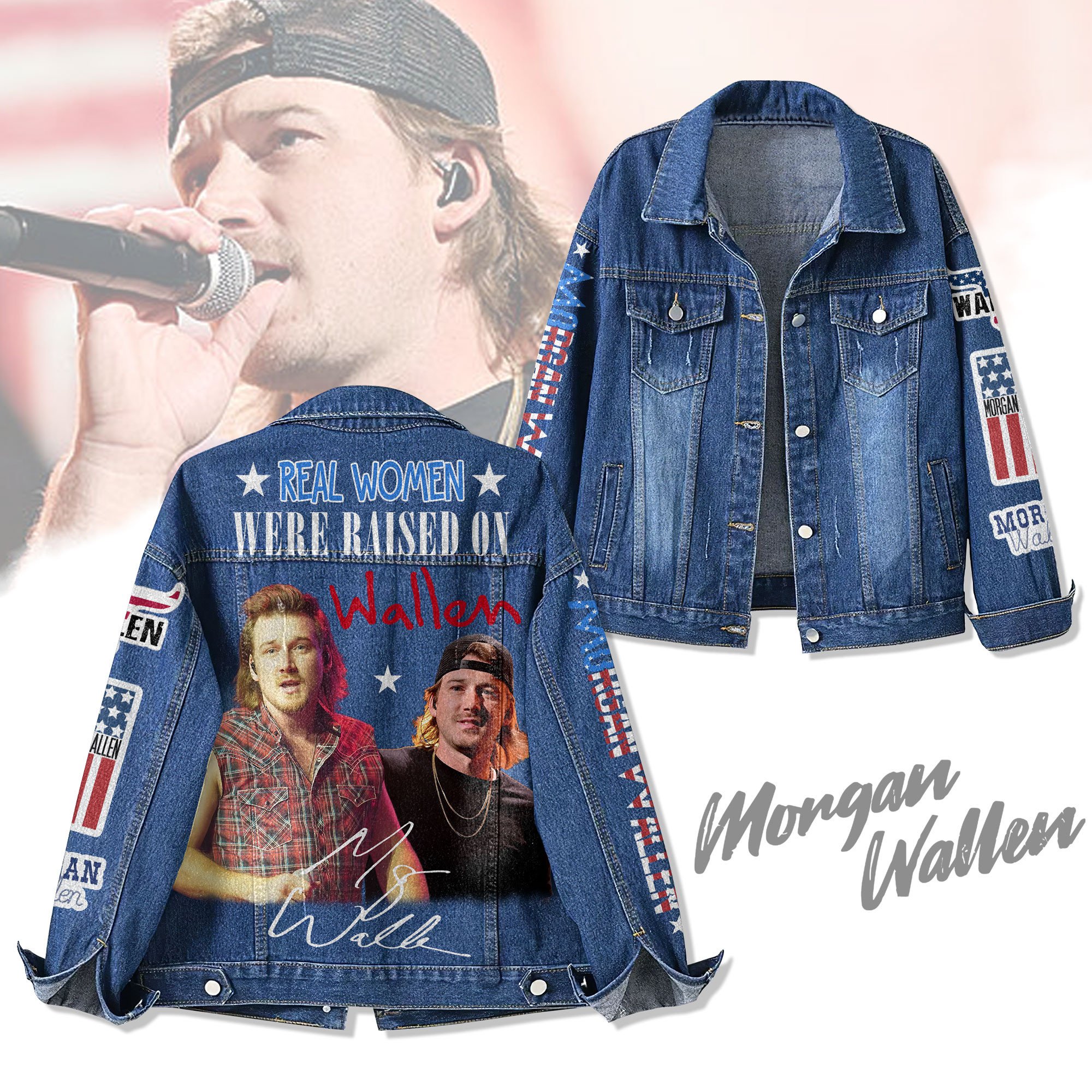 Morgan Wallen Music Denim Jacket Gift For Fans