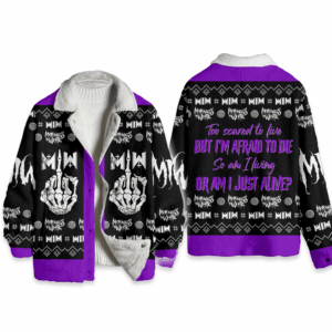 Motionless In White Music Style Fleece Jacket For Fans