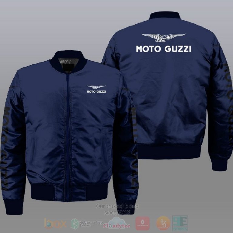 Moto Guzzi Car Style Bomber Jacket For Fans