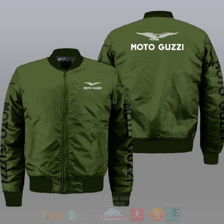 Moto Guzzi Car Style Bomber Jacket For Fans