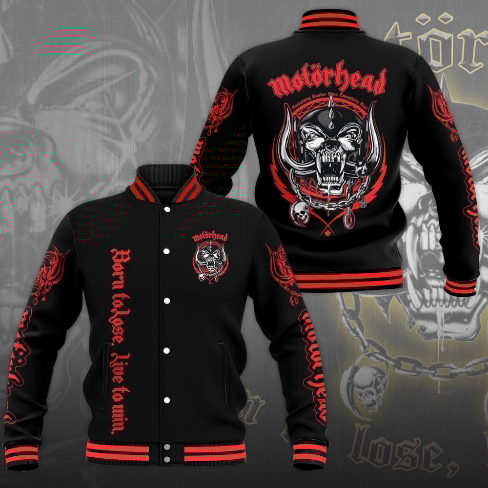 Motörhead Music Style Baseball Jacket For Fans