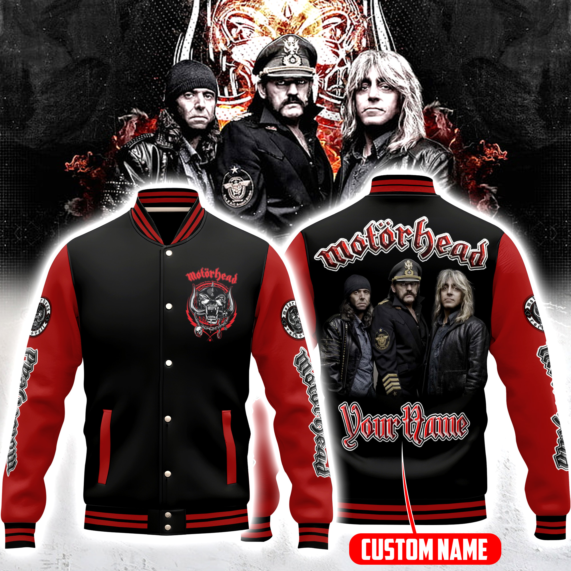 Motörhead Music Style Baseball Jacket