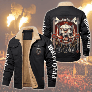 Motörhead Music Style Fleece Thermal Cotton Jacket For Fans
