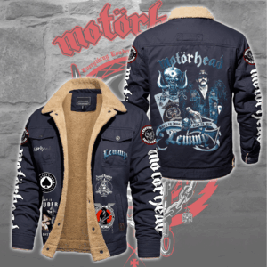 Motörhead Music Style Fleece Thermal Cotton Jacket For Fans