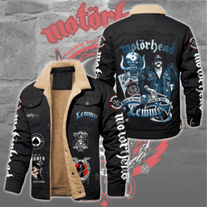 Motörhead Music Style Fleece Thermal Cotton Jacket For Fans