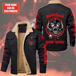 Motörhead Music Style Fleece Thermal Cotton Jacket For Fans