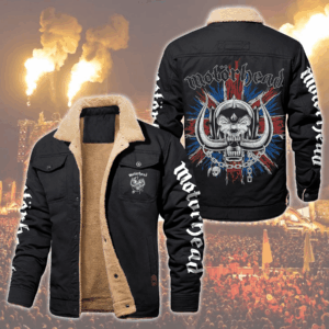 Motörhead Music Style Fleece Thermal Cotton Jacket For Fans