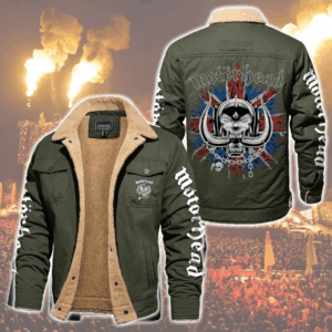 Motörhead Music Style Fleece Thermal Cotton Jacket For Fans