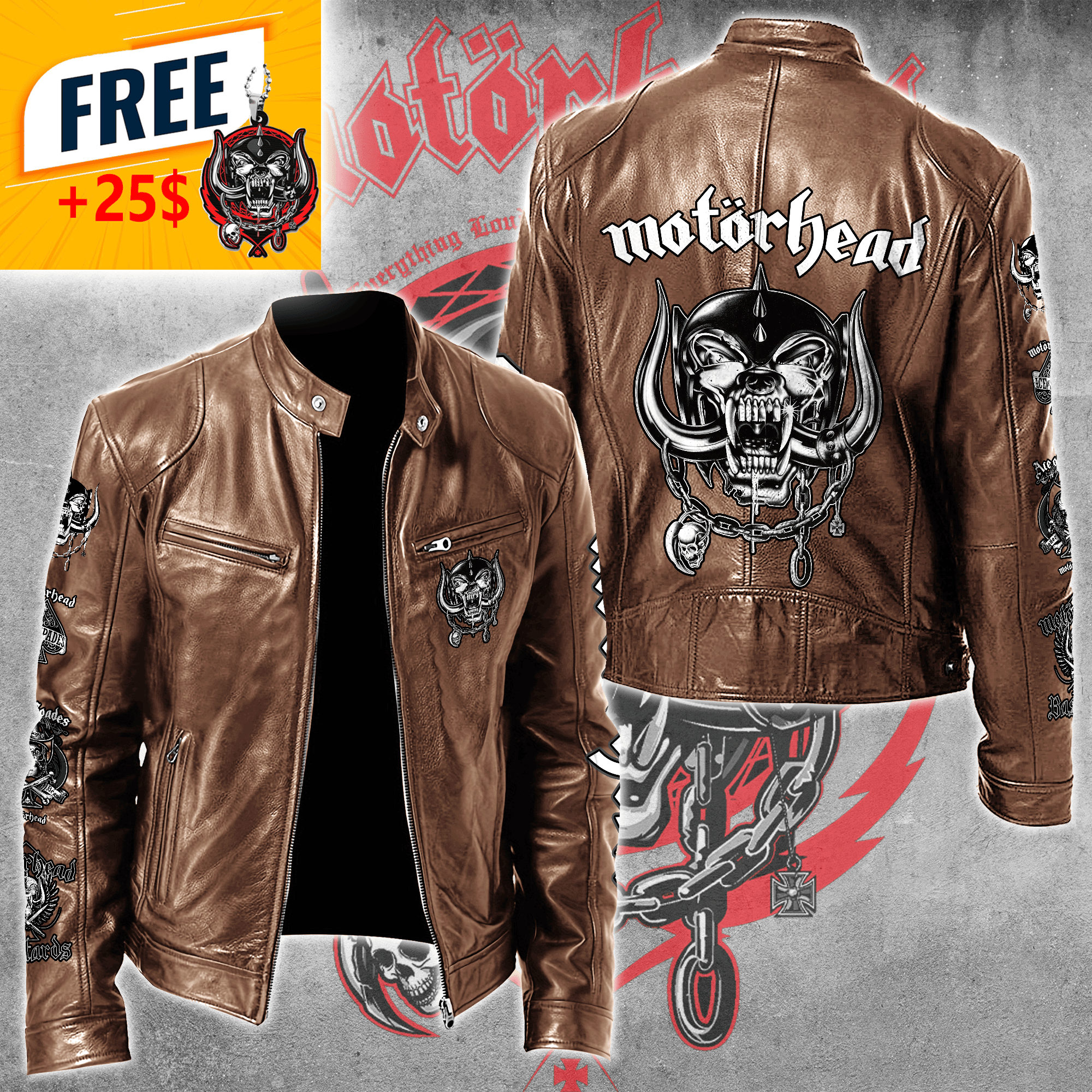 Motörhead Music Style Leather Jacket For Fans