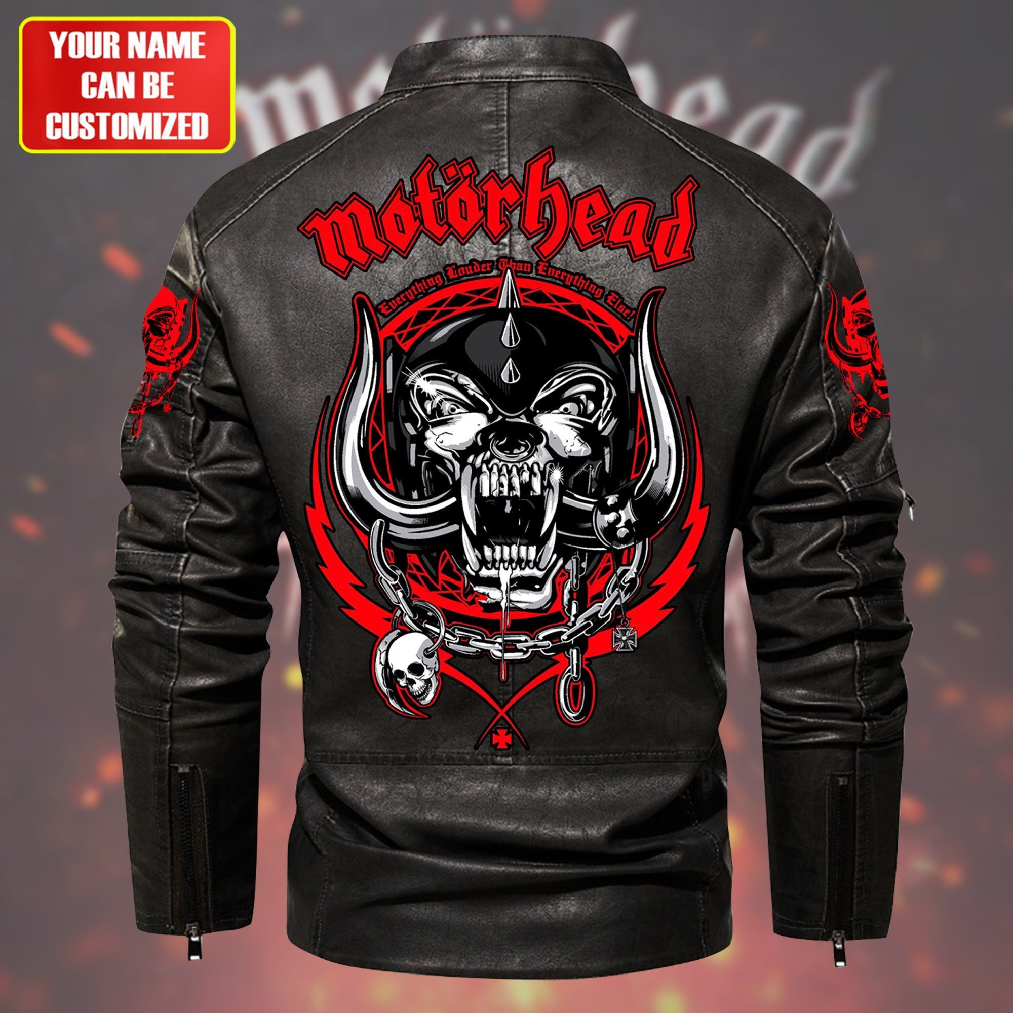 Motörhead Music Style Leather Jacket For Fans