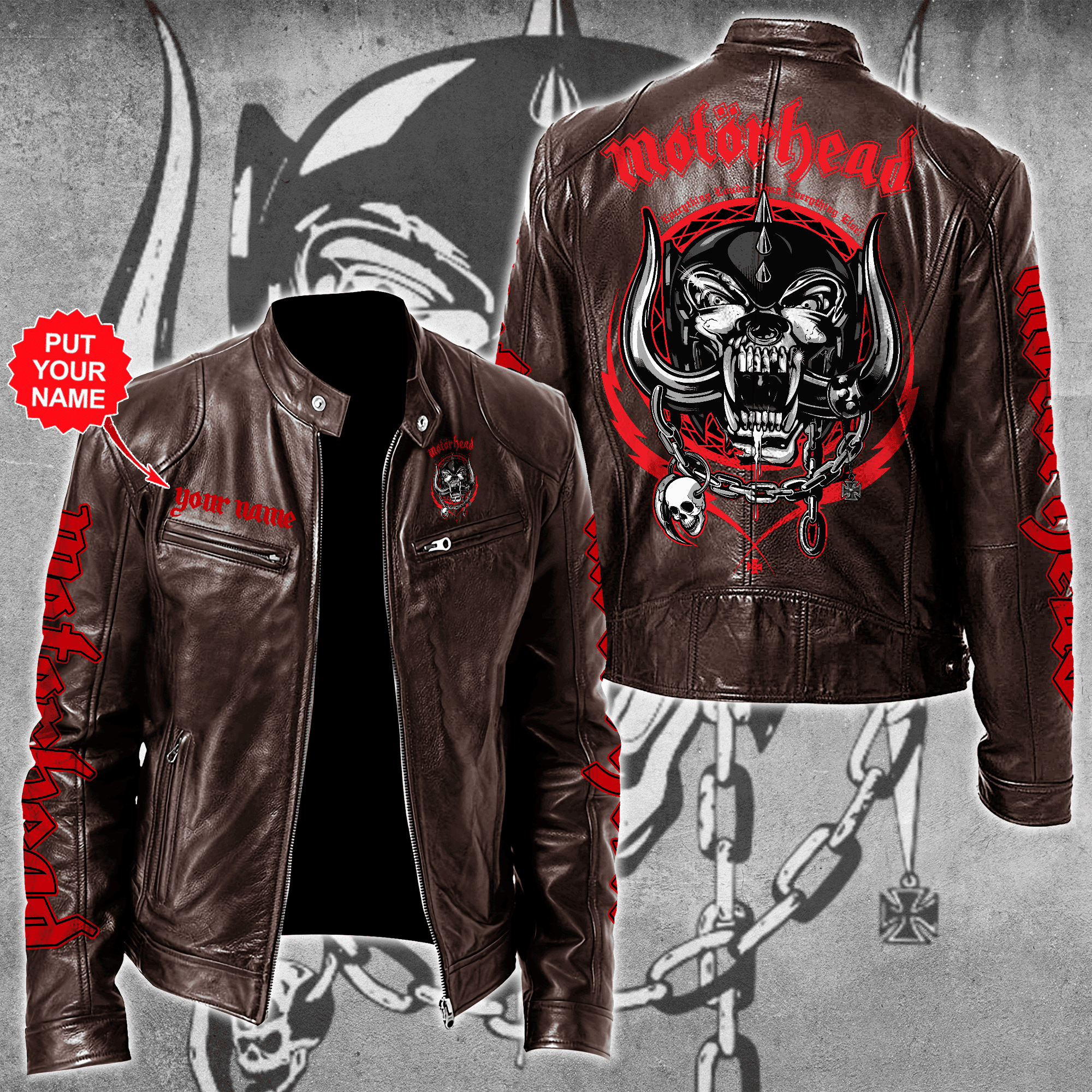 Motörhead Music Style Leather Jacket For Fans