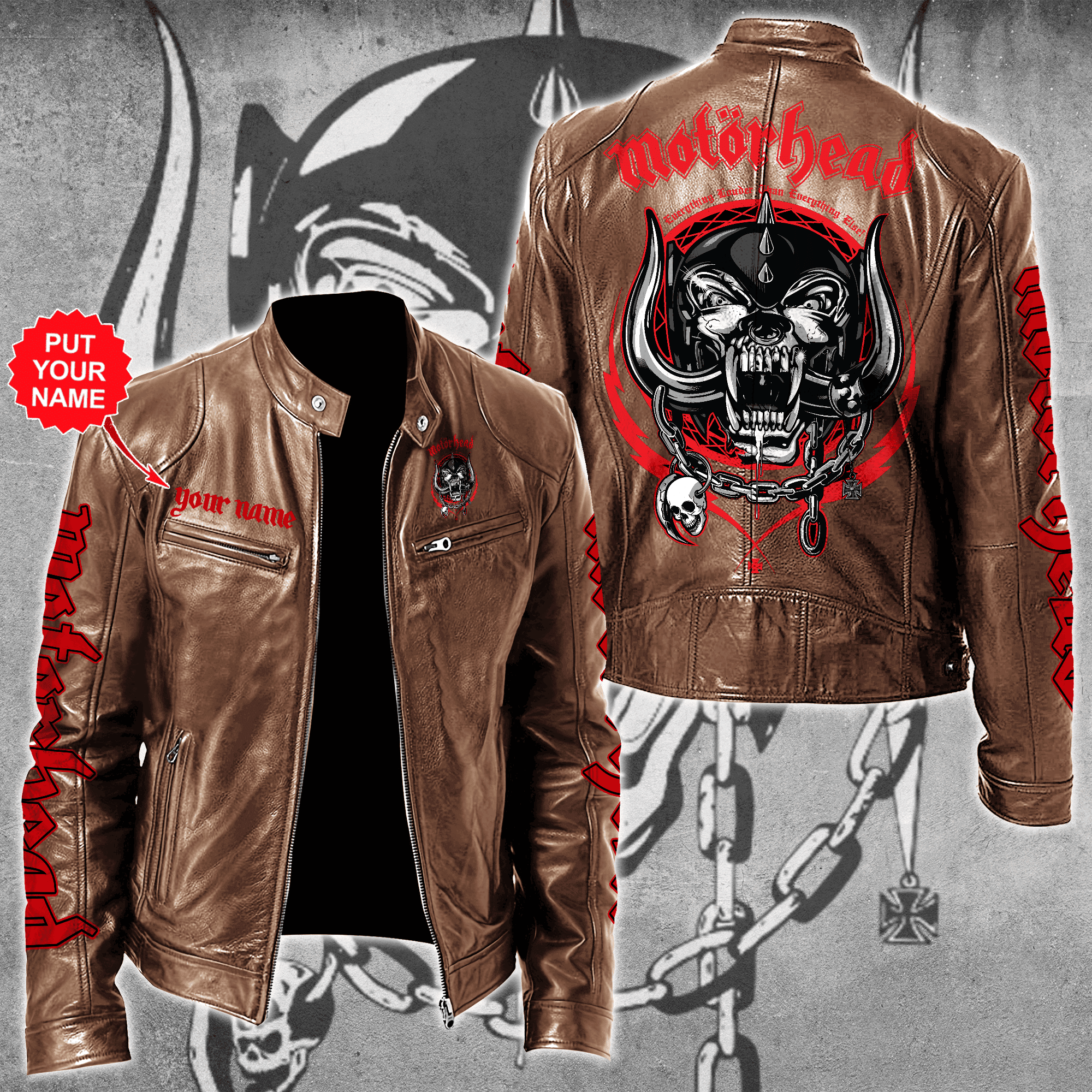 Motörhead Music Style Leather Jacket For Fans