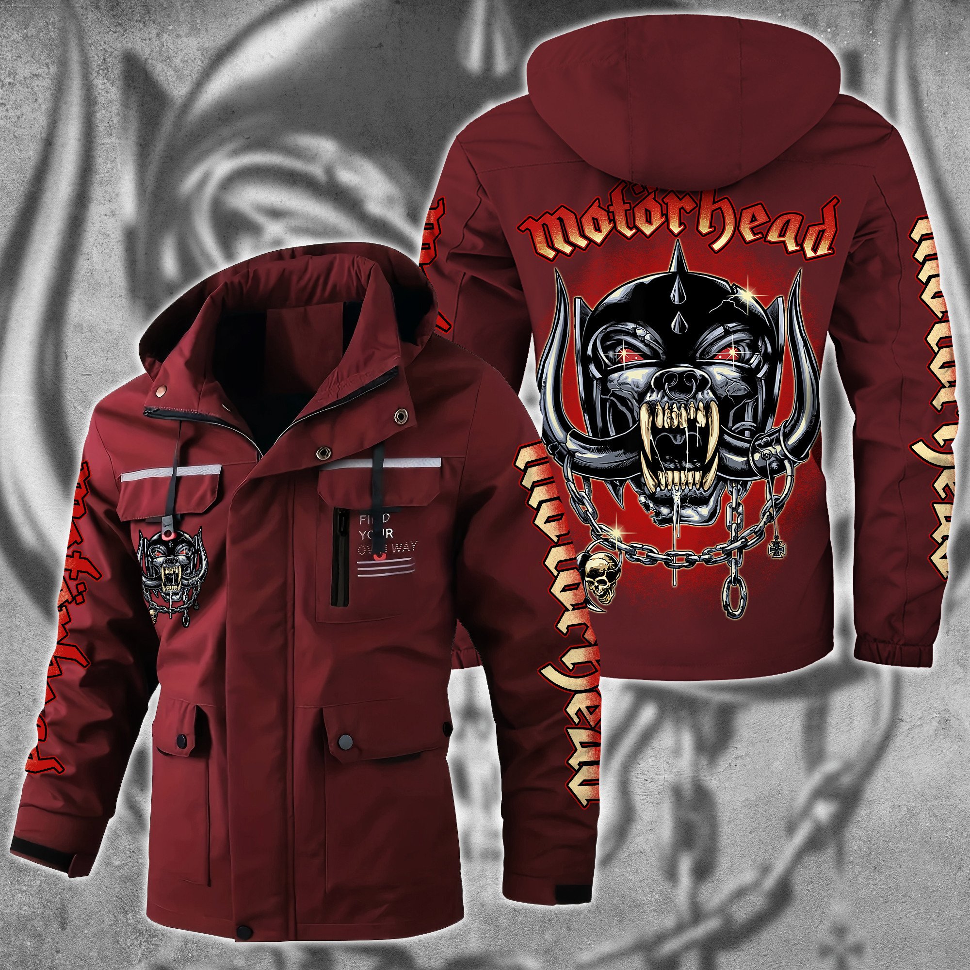 Motörhead Music Style Parka Jacket For Fans