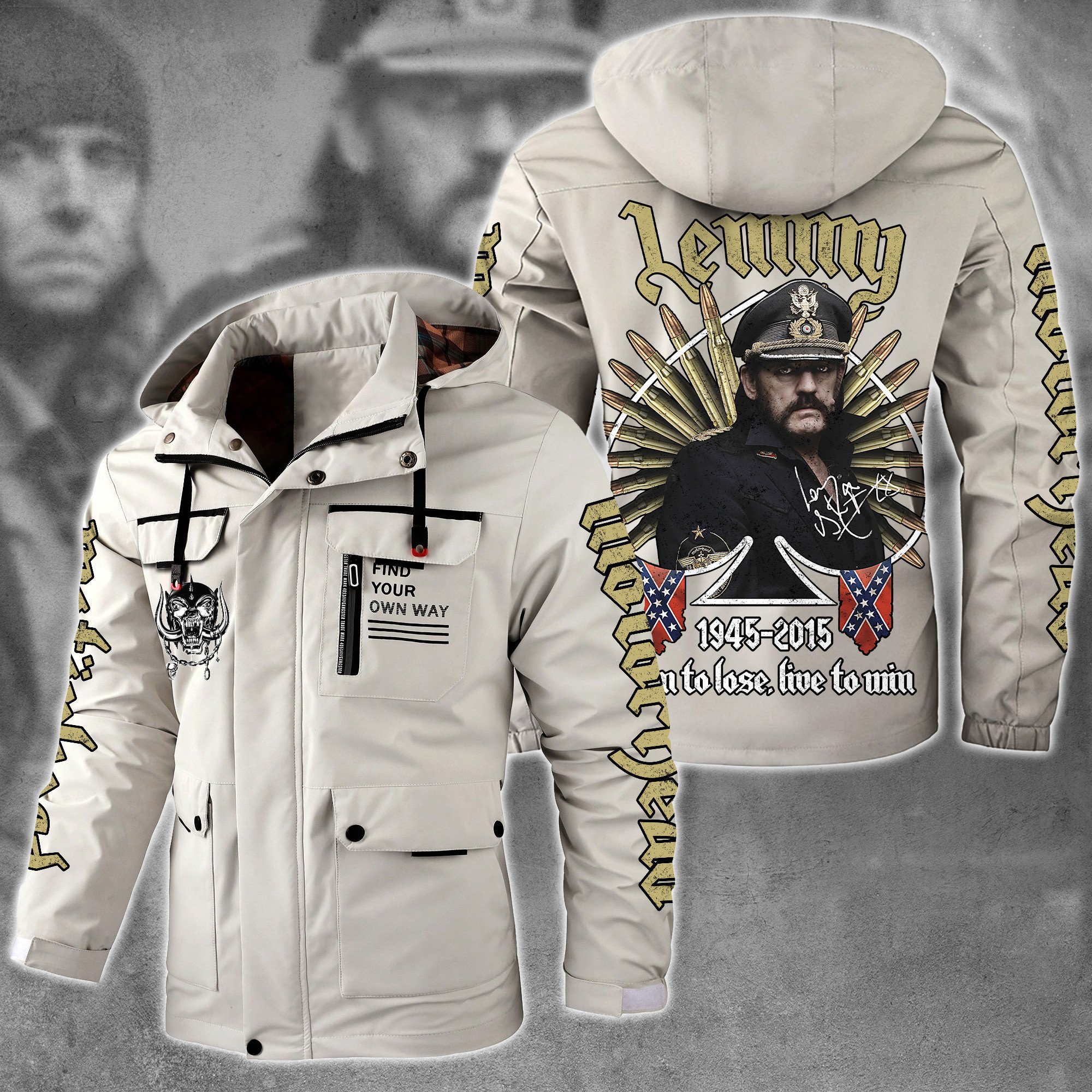 Motörhead Music Style Parka Jacket For Fans