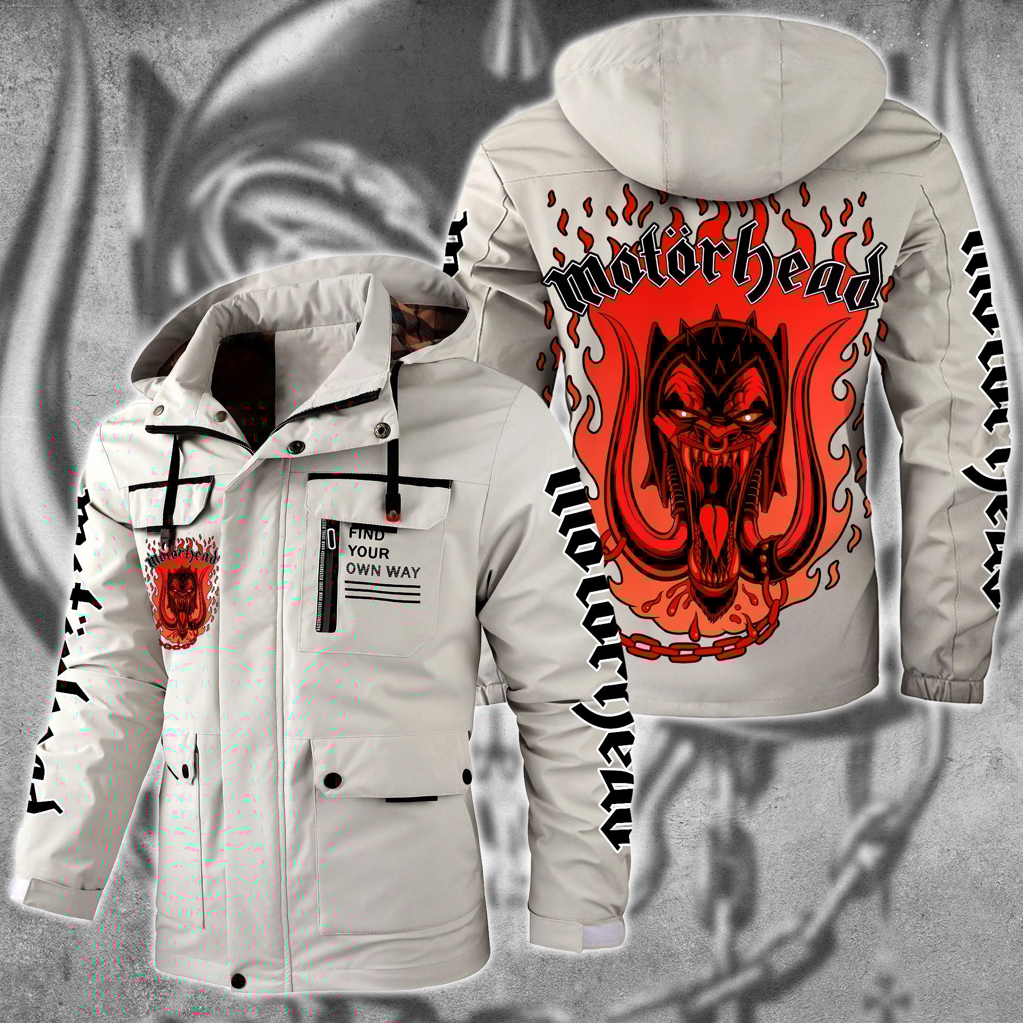 Motörhead Music Style Parka Jacket For Fans