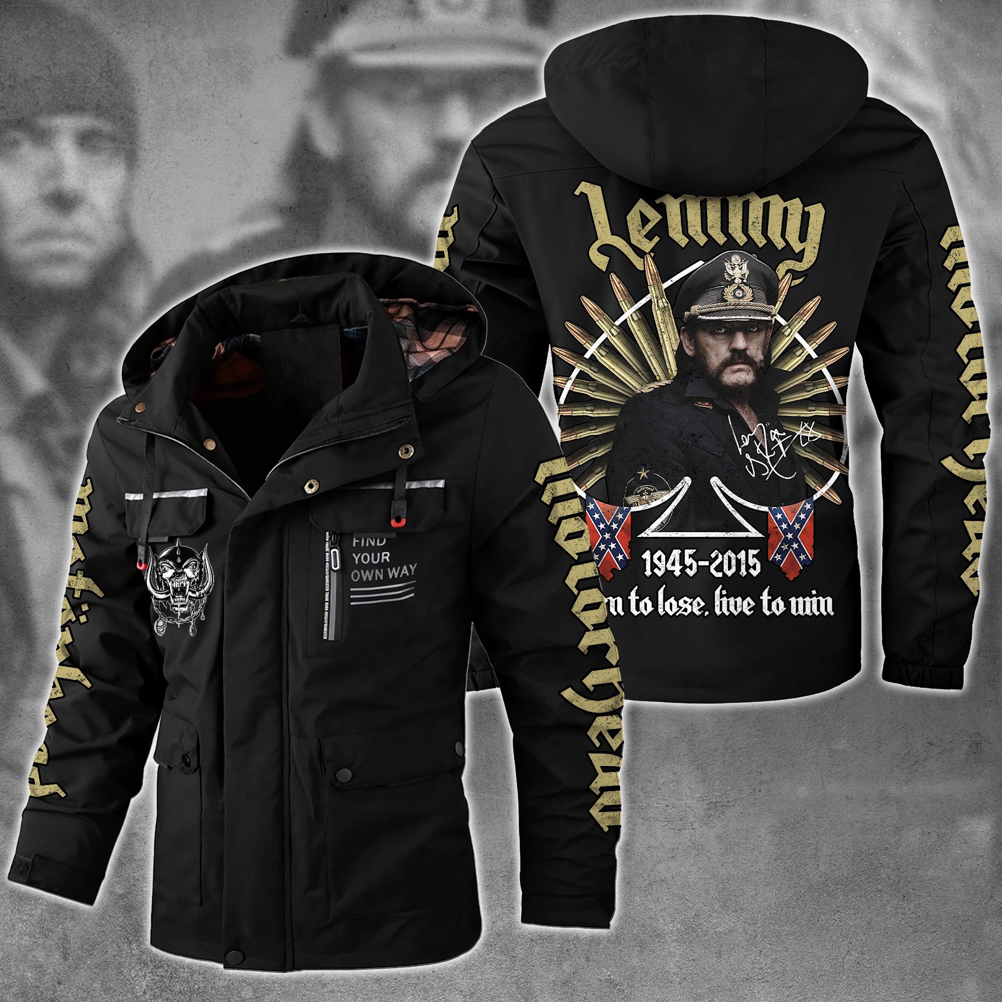 Motörhead Music Style Parka Jacket For Fans