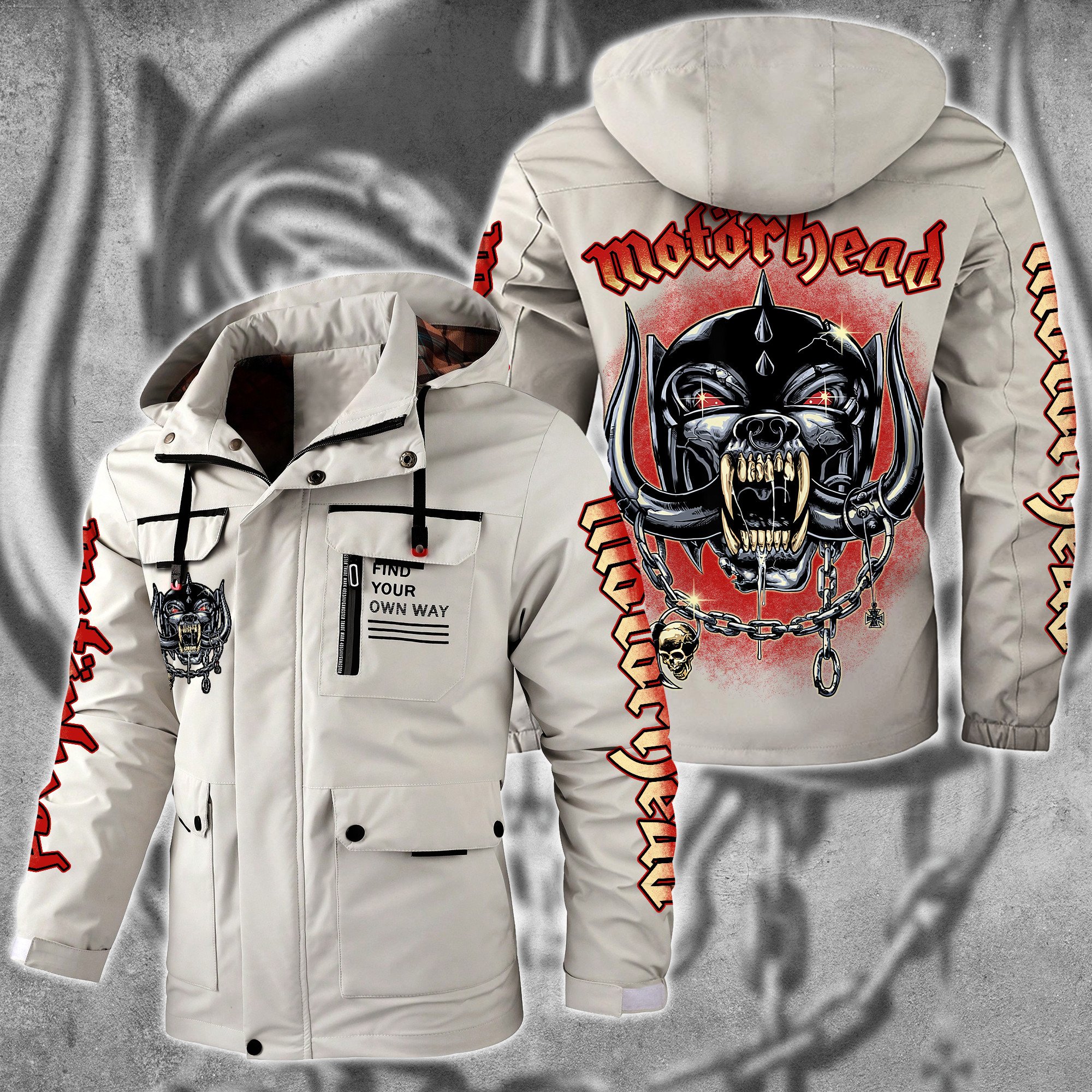 Motörhead Music Style Parka Jacket For Fans