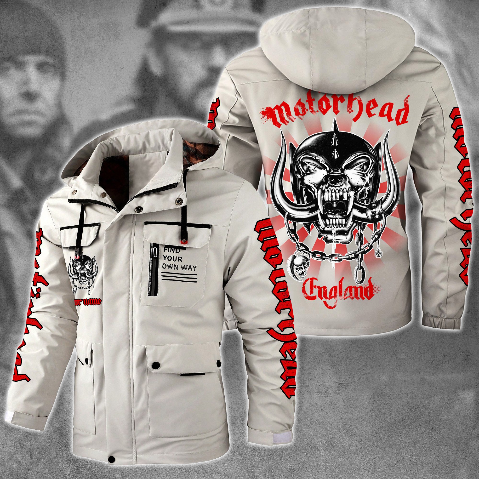 Motörhead Music Style Parka Jacket For Fans