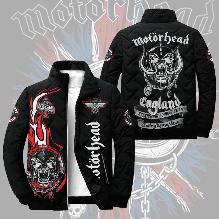 Motörhead Music Style Puffer Jacket For Fans