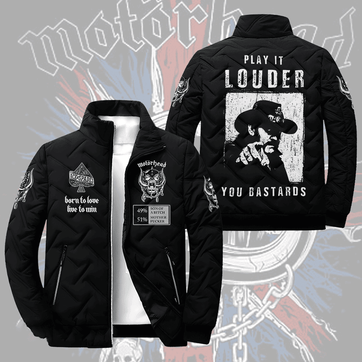 Motörhead Music Style Puffer Jacket For Fans